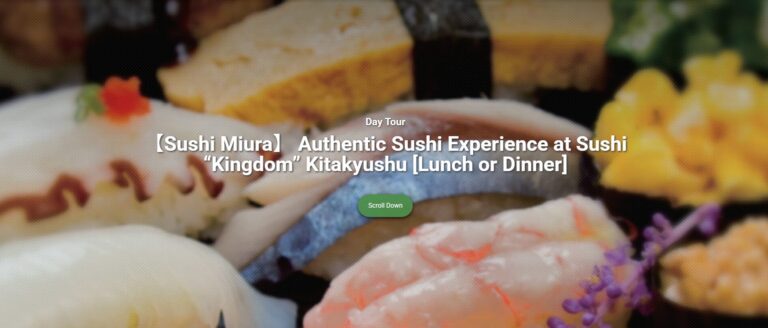 Newly Launched: Authentic Sushi Experience at Sushi “Kingdom” Kitakyushu