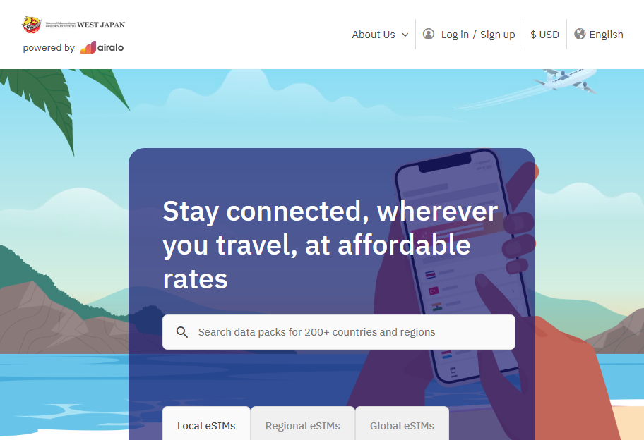 Experience West Japan Without Limits: Golden Route to WEST x Airalo