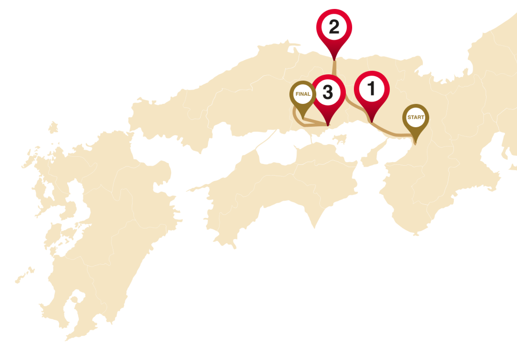 west japan spot map