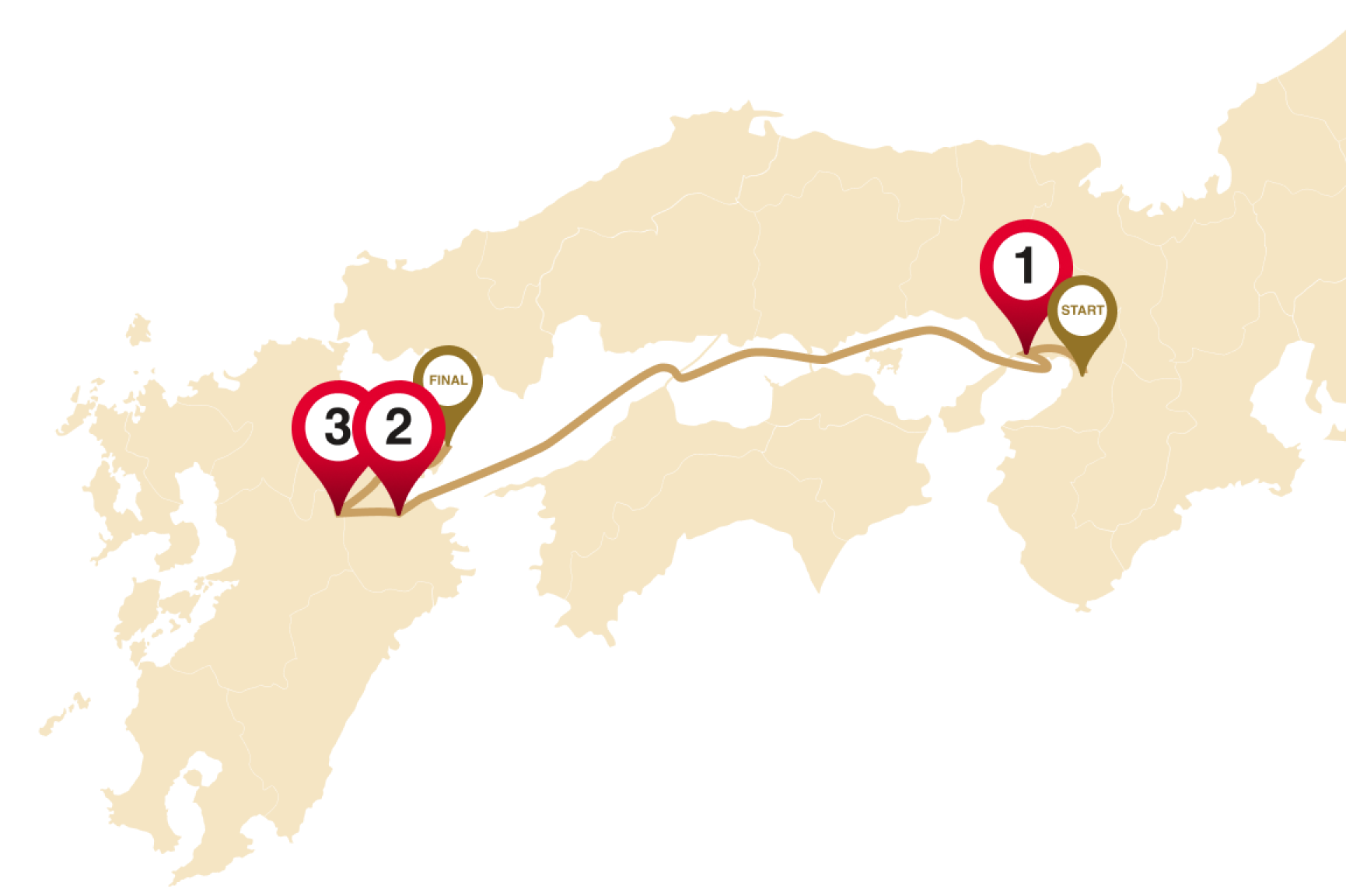 west japan spot map