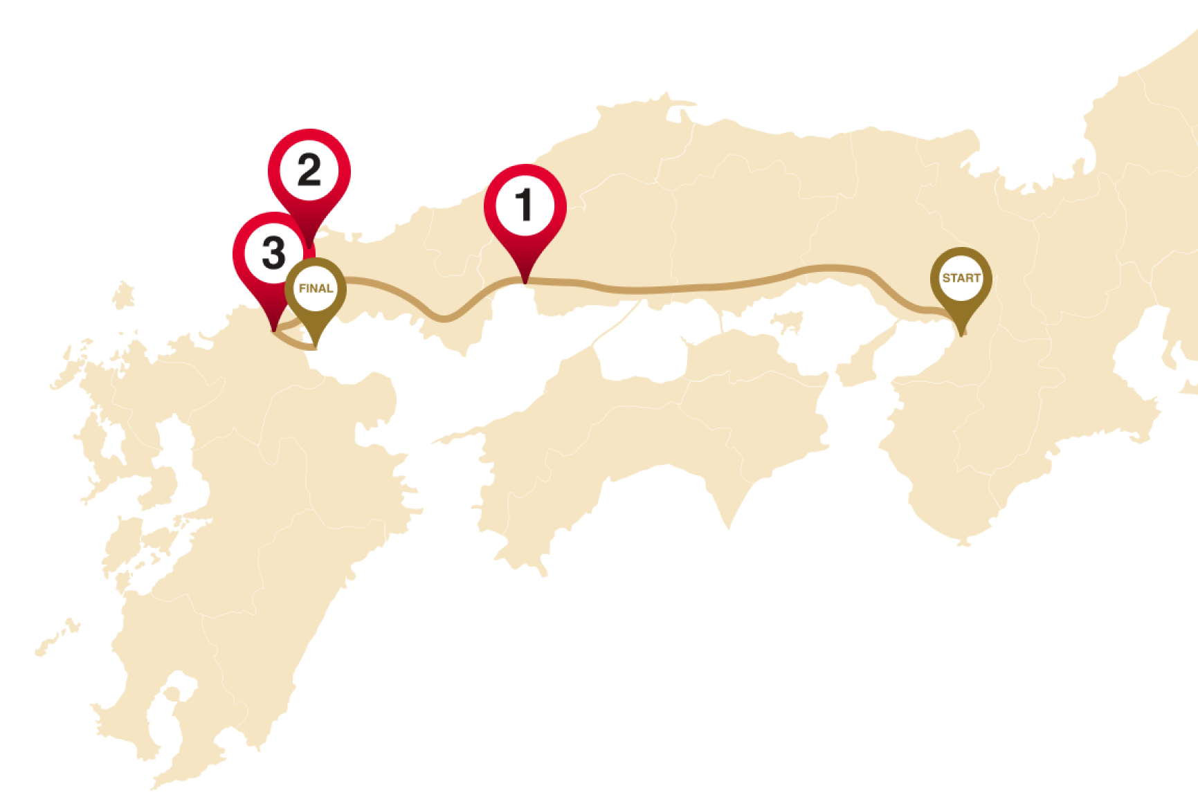 west japan spot map